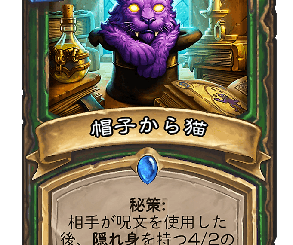 ハースストーン - 帽子から猫