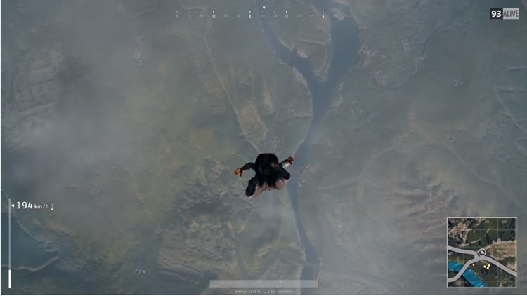 PUBG_急降下