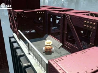 鉄骨トンネルの奥-スーパーマリオオデッセイ