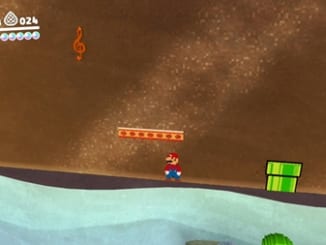 ガケの中で音符集め-スーパーマリオオデッセイ