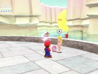 湖の国でピーチ姫-マリオオデッセイ