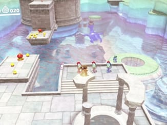 水の広場の屋上で-スーパーマリオオデッセイ