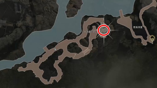 大洞窟の祠map