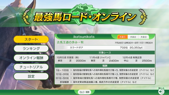 最強馬ロード・オンライン